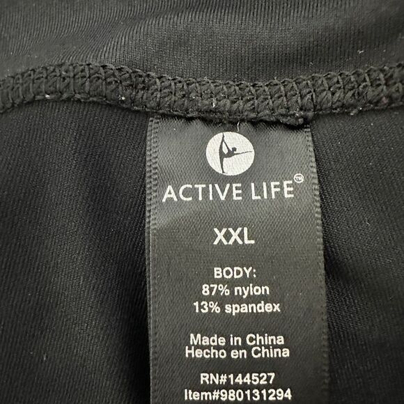 Active life cropped black leggings size XXL - Picture 4 of 5